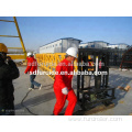 Vibrating / vibratory floor leveling surface finishing screed machine